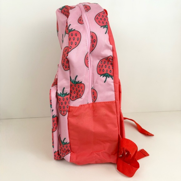 Strawberry Backpack Pink And Red New With Tags - Picture 7 of 12